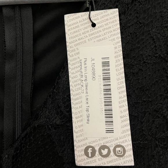 boohoo Iris Lace Top Slinky Jumpsuit in Black - Picture 6 of 6